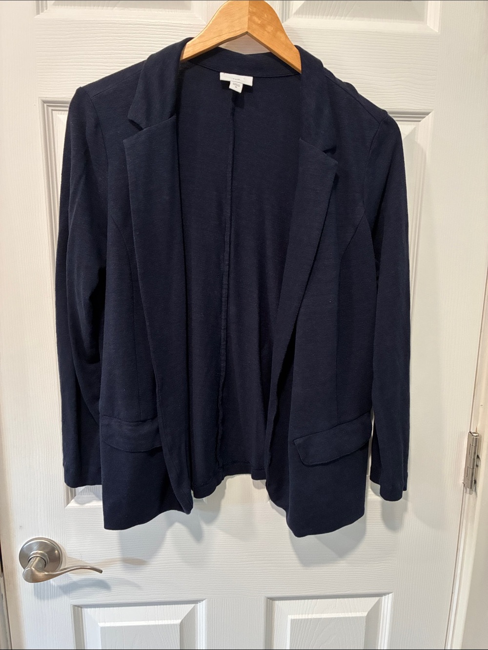 J. Jill Linen Open-Front Cardigan Blazer